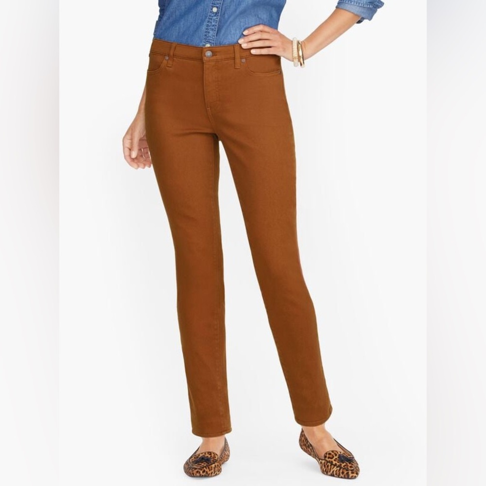 Talbots Denim Boot Crop Jean